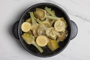 Preparazione Carciofi bolliti - Fase 3