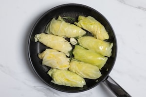 Preparazione Involtini di verza con riso - Fase 5