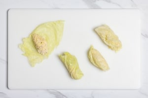 Preparazione Involtini di verza con riso - Fase 4