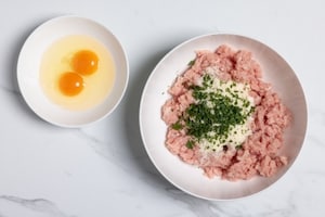Preparazione Polpette in bianco - Fase 1