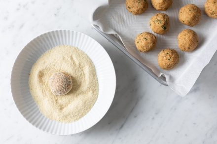 Preparazione Polpette di lenticchie - Fase 2 Preparazione Polpette di lenticchie - Fase 2