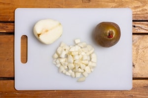 Preparazione Risotto pere e gorgonzola - Fase 1