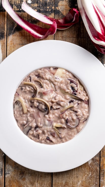 Risotto radicchio e taleggio