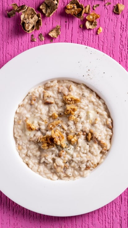 Risotto gorgonzola e noci