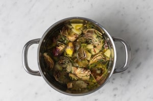 Preparazione Vellutata di carciofi - Fase 3