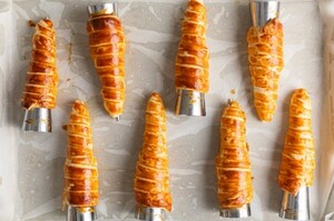 Preparazione Carote di sfoglia ripiene - Fase 2