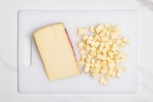 Preparazione Crostata salata al formaggio, speck e radicchio - Fase 2