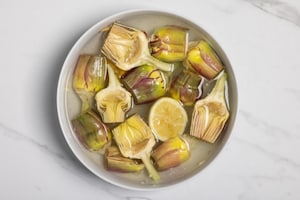 Preparazione Frittata di carciofi - Fase 1