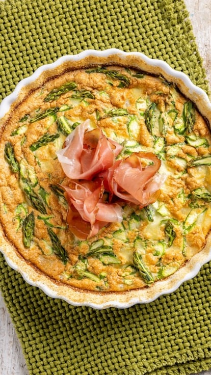 Frittata di asparagi al forno