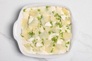 Preparazione Lasagne con fave e speck - Fase 4