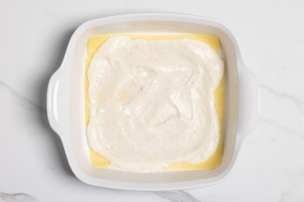 Preparazione Lasagne con fave e speck - Fase 3 Preparazione Lasagne con fave e speck - Fase 3