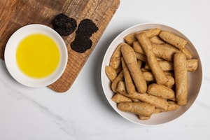 Preparazione Panna cotta con olio al tartufo - Fase 1