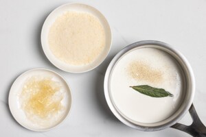 Preparazione Panna cotta con olio al tartufo - Fase 2