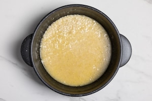 Preparazione Risotto alla salsa tartufata bianca e zafferano - Fase 2