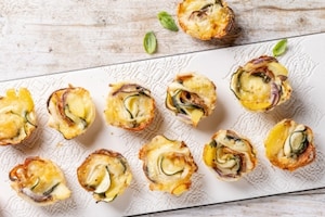 Preparazione Rose al formaggio con verdure - Fase 4