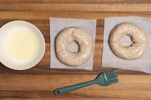 Preparazione Bagels integrali con Philadelphia in friggitrice ad aria - Fase 4