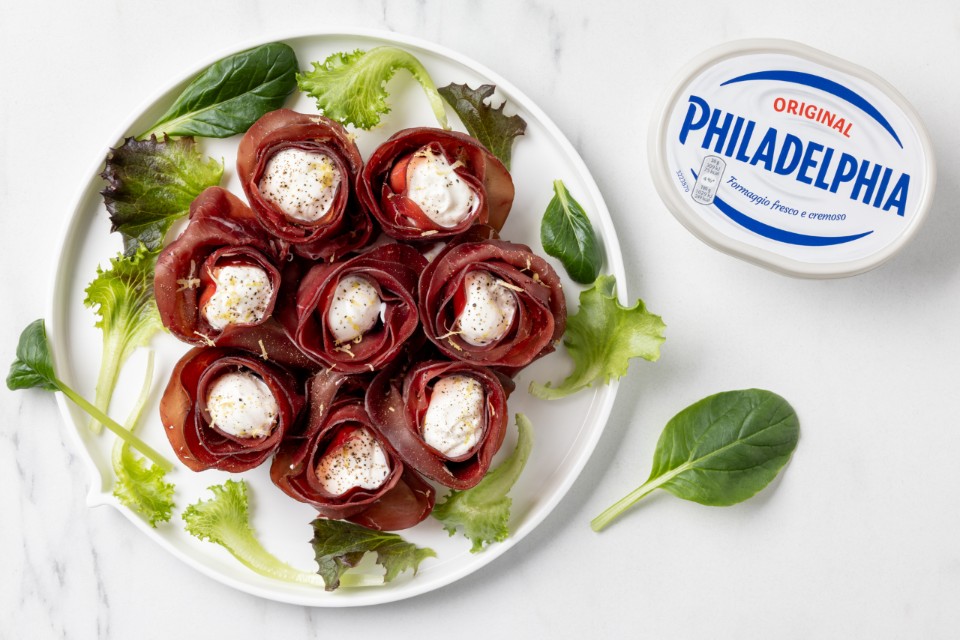 Bresaola con Philadelphia Bresaola con Philadelphia