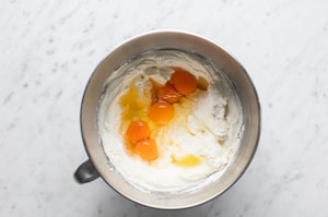 Preparazione Cheesecake basca al pistacchio - Fase 1