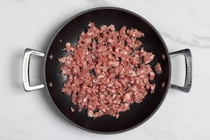 Preparazione Pasta con asparagi e salsiccia - Fase 1