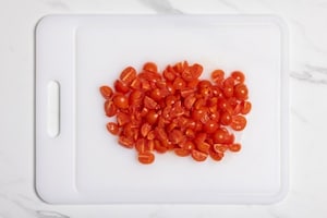 Preparazione Pasta con tonno fresco - Fase 1