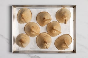 Preparazione Coni di piadina con formaggio e mortadella - Fase 3