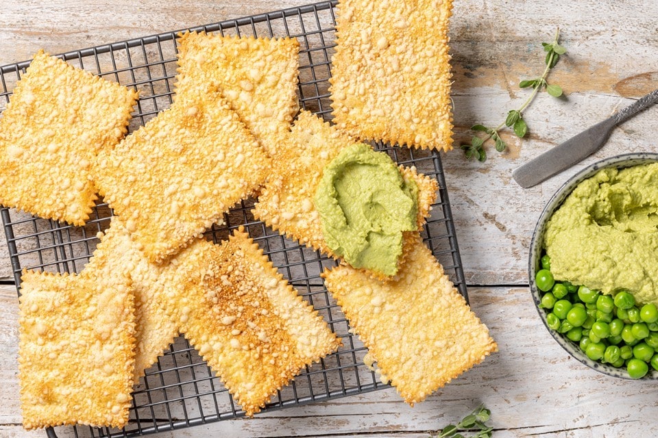 Cracker al formaggio ricetta