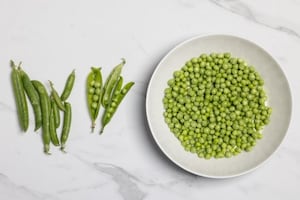 Preparazione Hummus di piselli - Fase 1