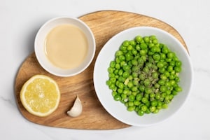 Preparazione Hummus di piselli - Fase 2