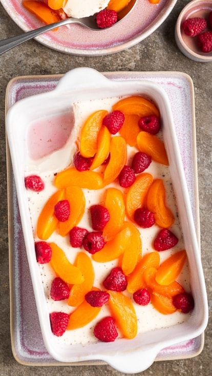 Panna cotta in teglia