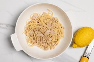 Preparazione Pasta tonno e limone - Fase 1
