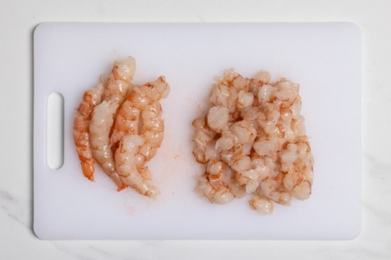 Preparazione Risotto zucchine e gamberetti - Fase 2 Preparazione Risotto zucchine e gamberetti - Fase 2