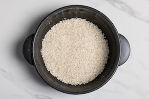 Preparazione Risotto zucchine e gamberetti - Fase 2