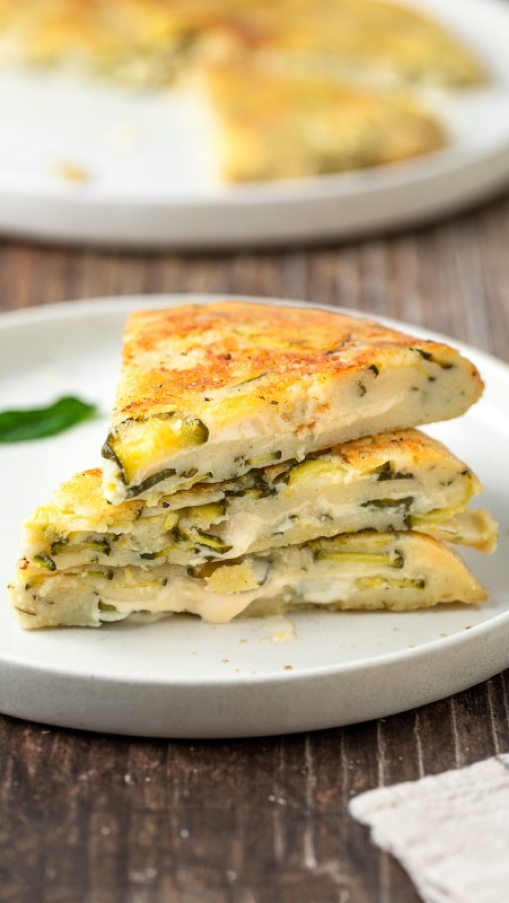 Torta salata di zucchine in padella
