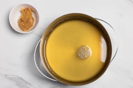 Cucchiaio Per Zuppa Di Miso Giapponese In Ceramica Nera - Fatto In Giappone - 13x8x3 Cm - Ideale Per Ramen E Zuppe - 3