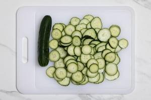 Preparazione Cetrioli in agrodolce - Fase 1