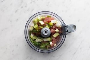 Preparazione Hamburger di tonno - Fase 1