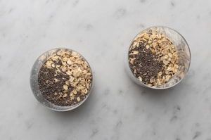 Preparazione Overnight porridge - Fase 1