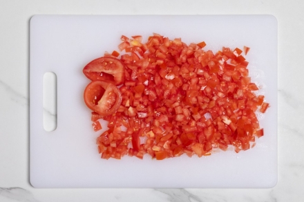 Preparazione Pico de gallo - Fase 1 Preparazione Pico de gallo - Fase 1