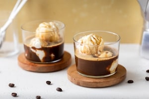 Preparazione Affogato al caffè - Fase 1