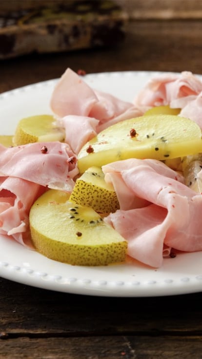 Kiwi gold e prosciutto cotto