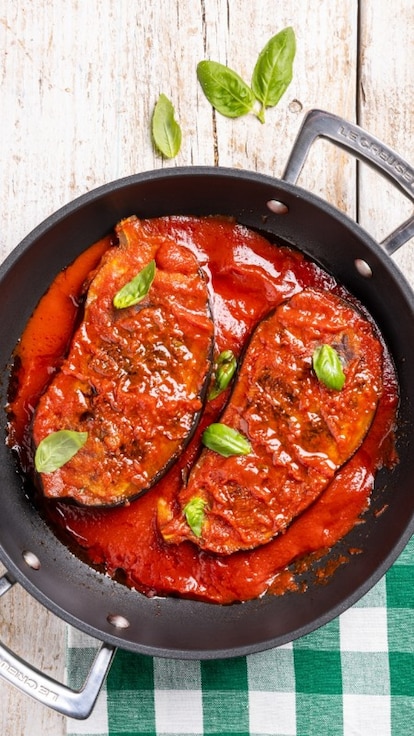 Melanzane ripiene in padella