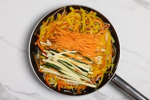 Preparazione Noodles di verdure - Fase 2