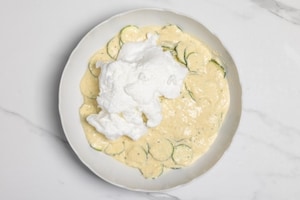 Preparazione Nuvolette di zucchine - Fase 3