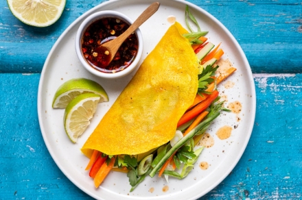 Preparazione Pancake vietnamita - Fase 6 Preparazione Pancake vietnamita - Fase 6