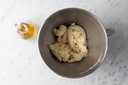 Preparazione Pane senza lievito - Fase 1 Preparazione Pane senza lievito - Fase 1