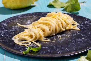 Pasta con pesto di limoni