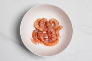 Preparazione Pasta fredda zucchine e gamberetti - Fase 1