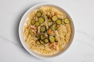 Preparazione Pasta fredda zucchine e gamberetti - Fase 3