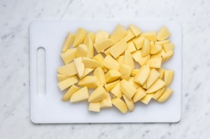 Preparazione Patatas bravas - Fase 3