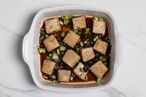 Preparazione Tofu marinato - Fase 1